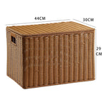 Handcrafted Rectangular Wicker Storage Box