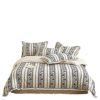 Striped bedding set