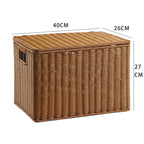 Handcrafted Rectangular Wicker Storage Box