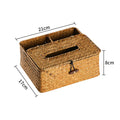 Artisan Woven Storage Box With Dividers