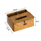 Artisan Woven Storage Box With Dividers