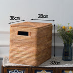 Rectangular Rattan Storage Basket