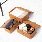 Handcrafted Oval Woven Storage Box