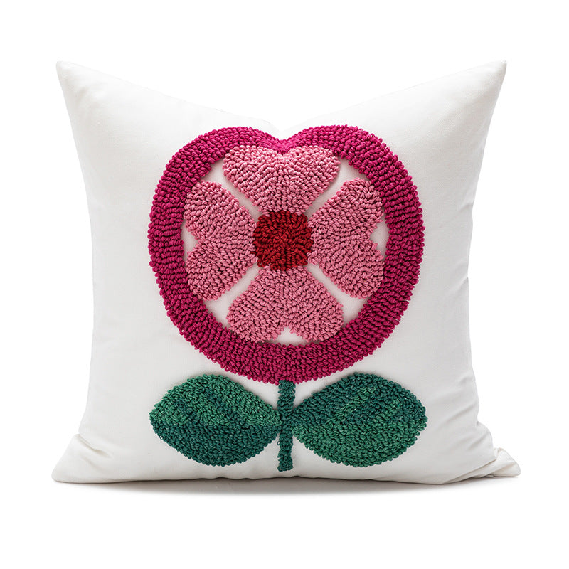 Decorative Pillowcase with Heart Pattern Vinantica