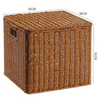 Handcrafted Rectangular Wicker Storage Box