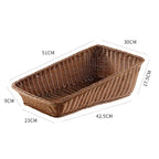 Portable Storage Box Made Of Woven Rattan