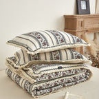 Striped bedding set