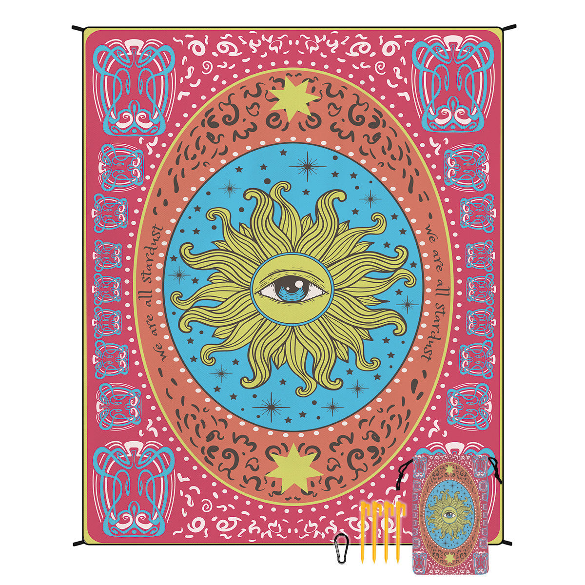 Geometric Print Tapestry Vinantica