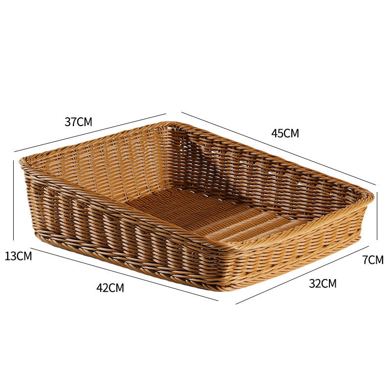 Portable Storage Box Made Of Woven Rattan