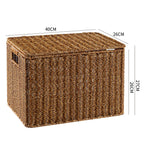 Handcrafted Rectangular Wicker Storage Box
