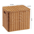 Handcrafted Rectangular Wicker Storage Box