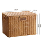 Multifunctional Storage Box Made Of Natural Wicker