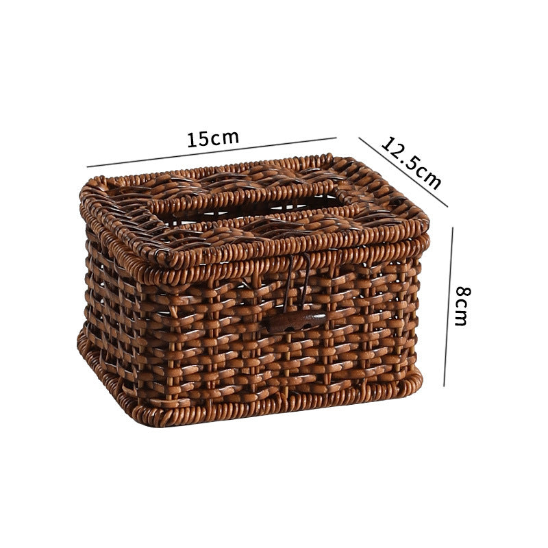 Handcrafted Wicker Storage Box