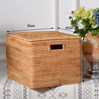 Rectangular Rattan Storage Basket