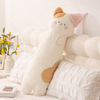 Plush neck roll with kitten motif Vinantica