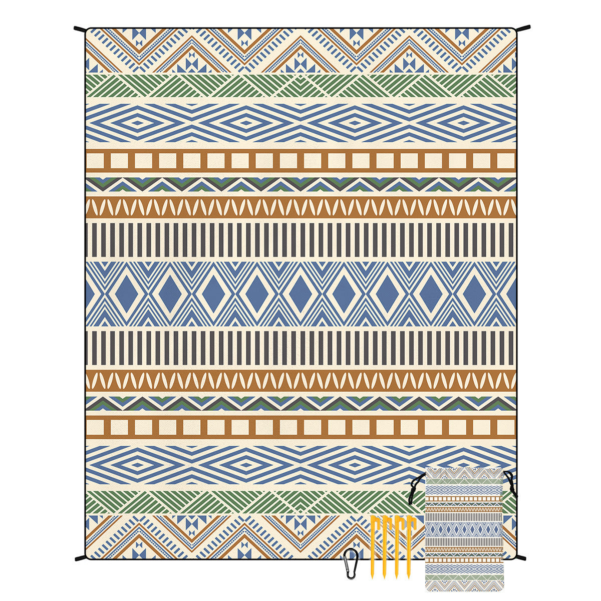 Geometric Print Tapestry Vinantica