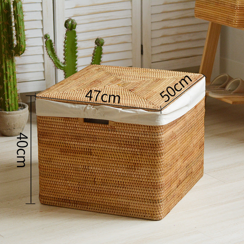Rectangular Rattan Storage Basket