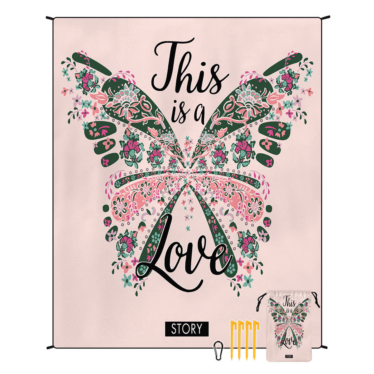 Geometric Print Tapestry Vinantica