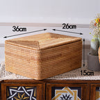 Rectangular Rattan Storage Basket