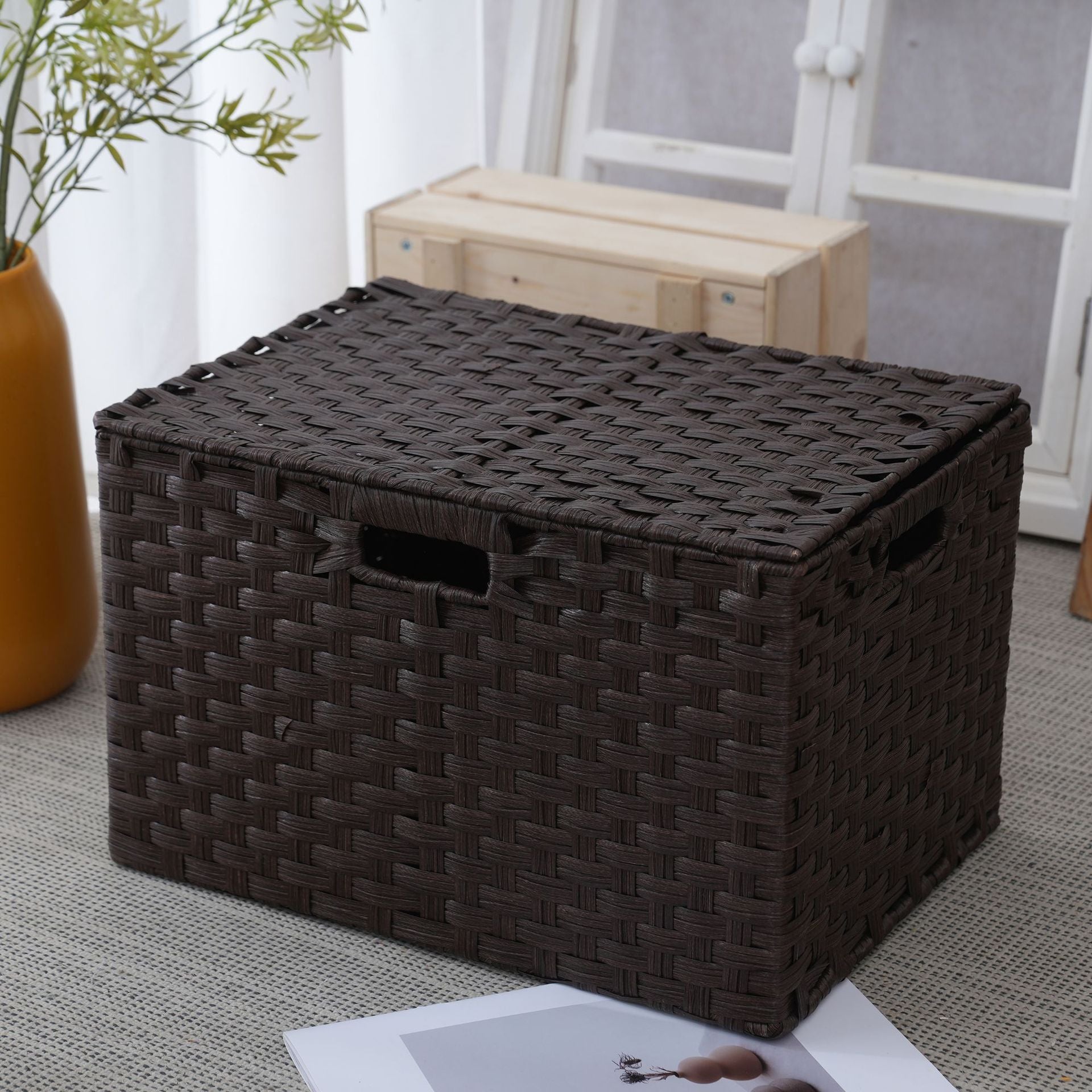 Storage Box Made Of Sturdy Braided Material