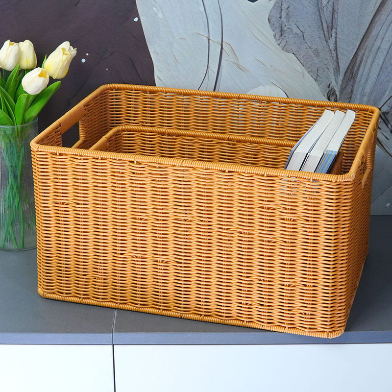 Large Storage Box Made Of Woven Material