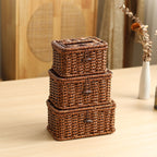 Handcrafted Wicker Storage Box