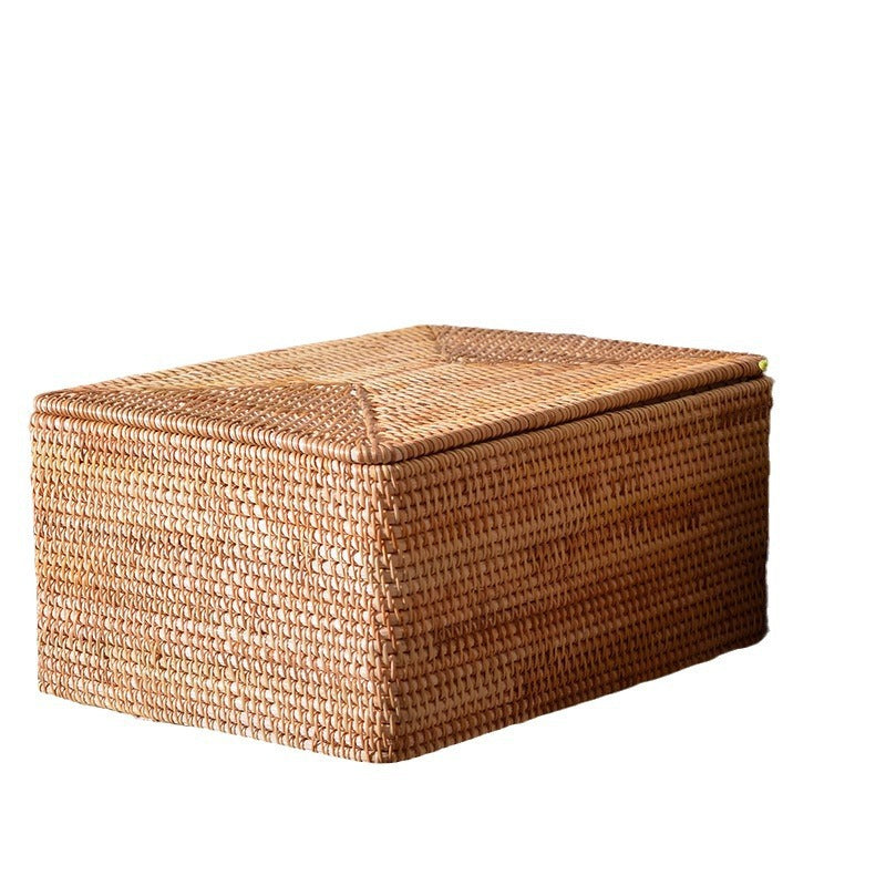Rectangular Rattan Storage Basket