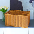 Large Storage Box Made Of Woven Material