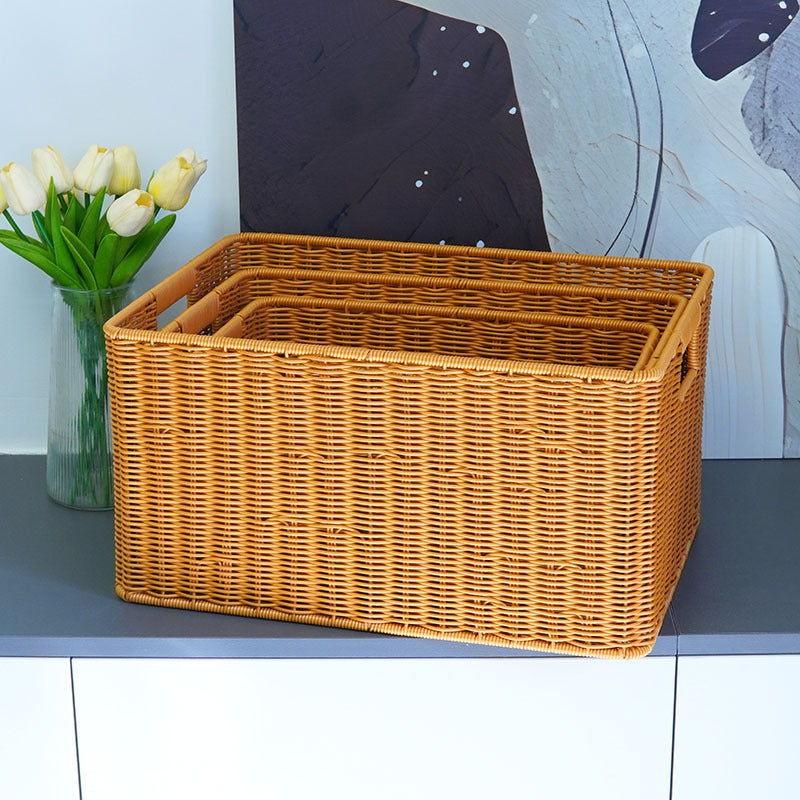 Large Storage Box Made Of Woven Material