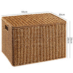 Handcrafted Rectangular Wicker Storage Box