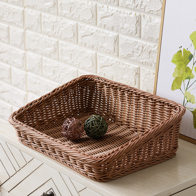 Portable Storage Box Made Of Woven Rattan