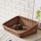 Portable Storage Box Made Of Woven Rattan