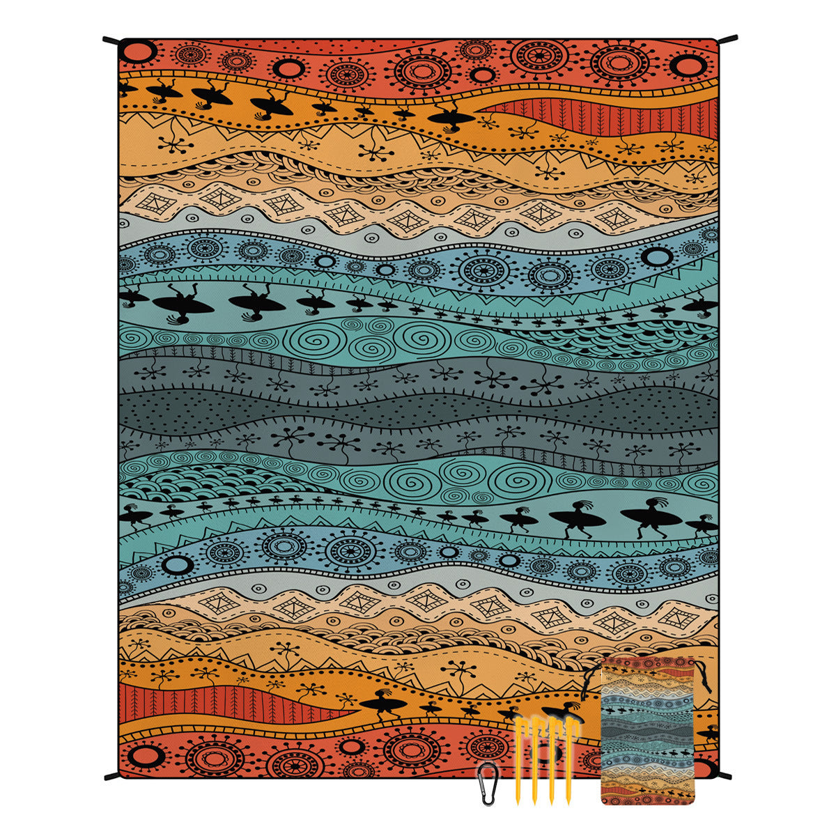 Geometric Print Tapestry Vinantica