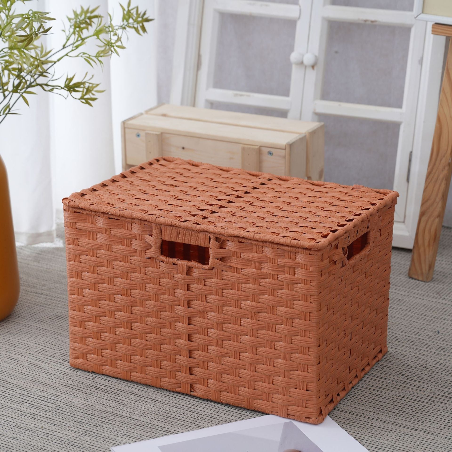 Storage Box Made Of Sturdy Braided Material