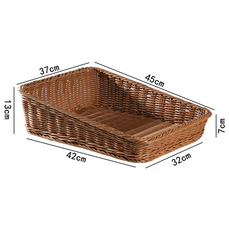 Portable Storage Box Made Of Woven Rattan