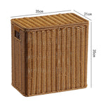 Handcrafted Rectangular Wicker Storage Box