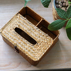 Artisan Woven Storage Box With Dividers