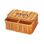 Handwoven Storage Box With Lid