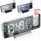 Vinantica | Projection alarm clock with mirror display and large LED screen