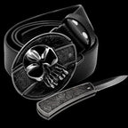 Men's Leather Punk Belt | Vintage Metal Buckle Designs