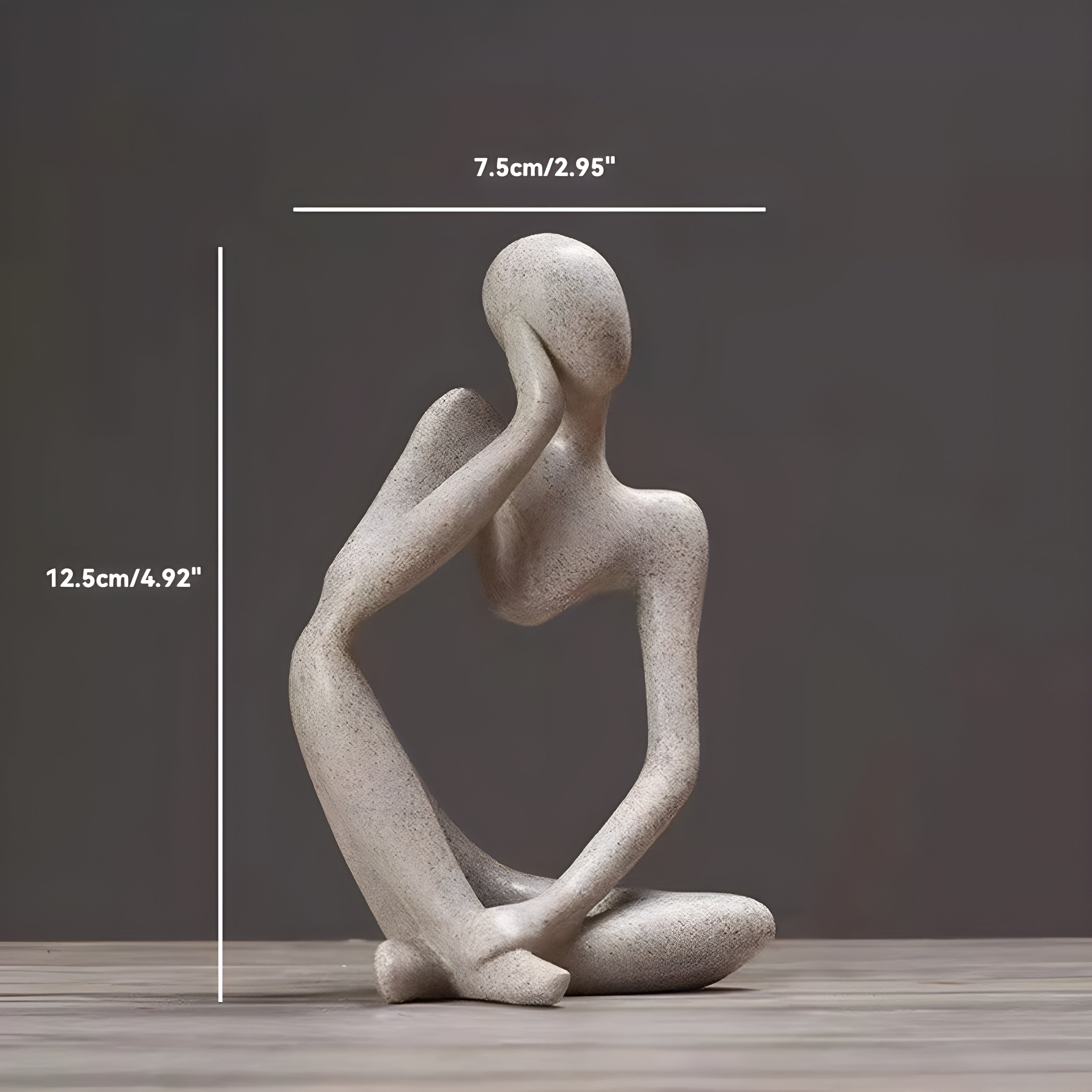 Abstract Thinker Sculpture Home Decor