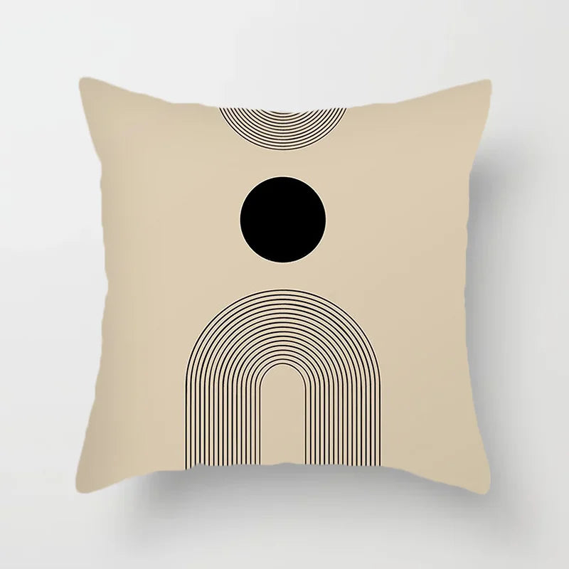 Modern Art Abstract Pattern Decorative Cushion Covers Creative Line Sofa Chair Pillowcases Throw Pillow Case Home Office Decor | Vinantica