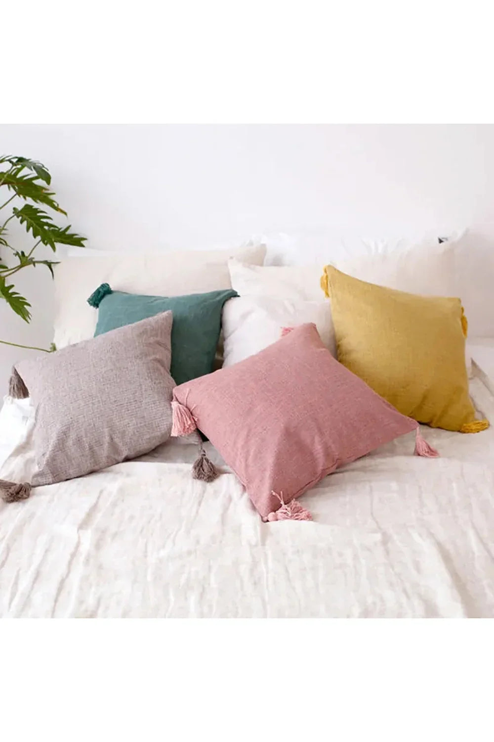 Lino Throw Pillow Cover | Vinantica