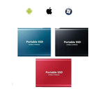 Portable SSD external hard drive with high-speed data transfer and compact design