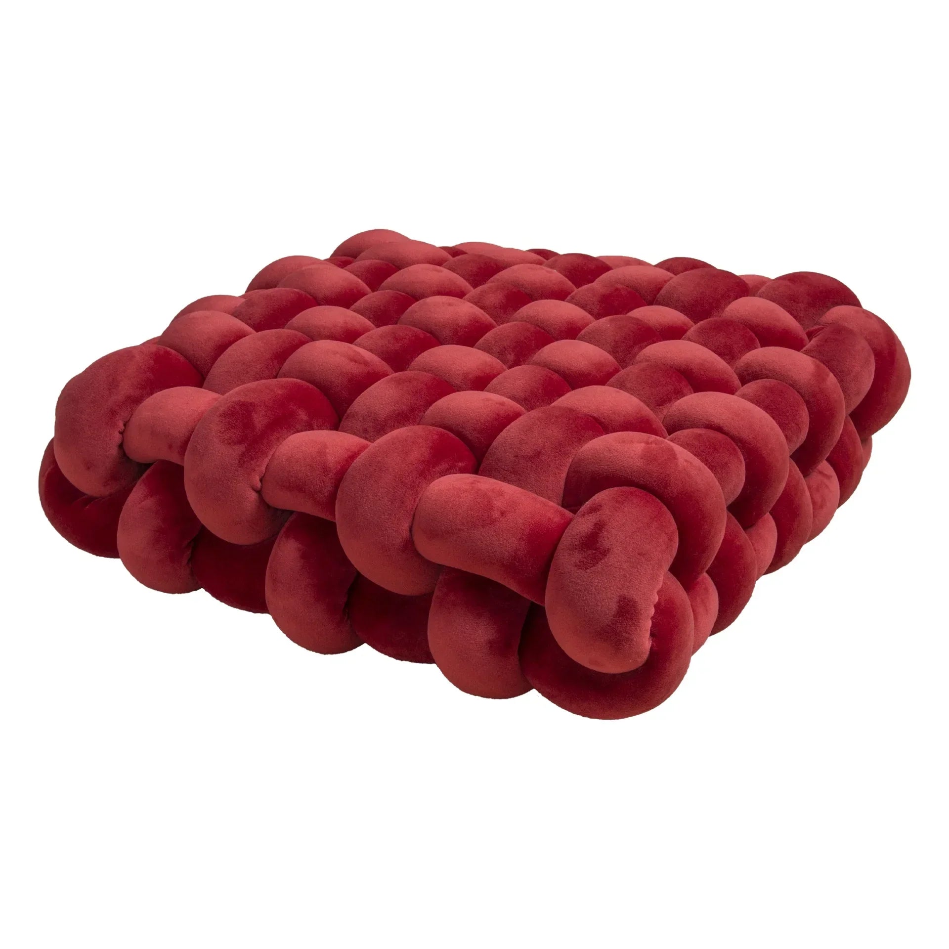 Chunky Woven Knot Cushion | Vinantica