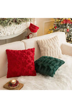Plush decorative cushion cover | Vinantica