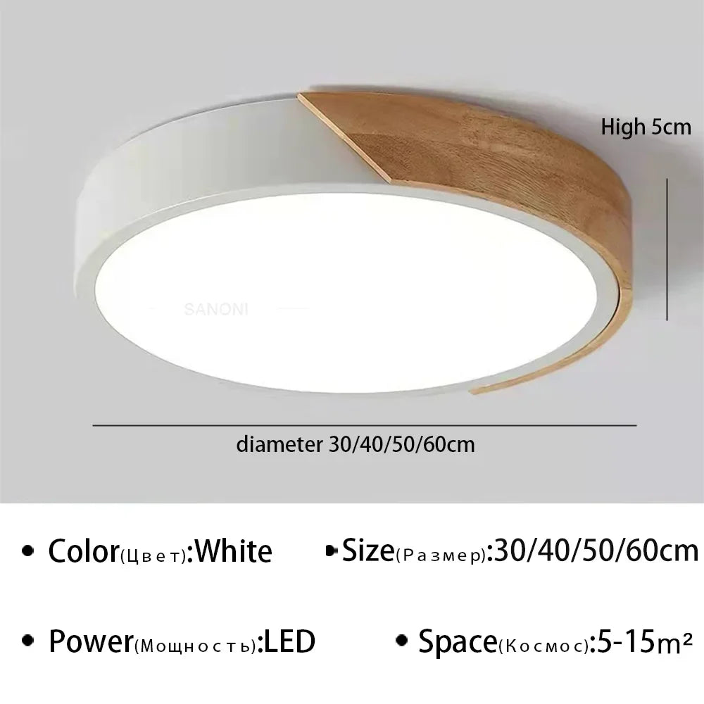 Modern LED Ceiling Light Macaron Chandelier