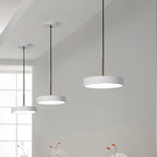 Modern LED Pendant Light – 23/30cm Disc Hanging Lamp for Bedroom, Living Room, Office, and Aisle – Dimmable LED Ceiling Light
