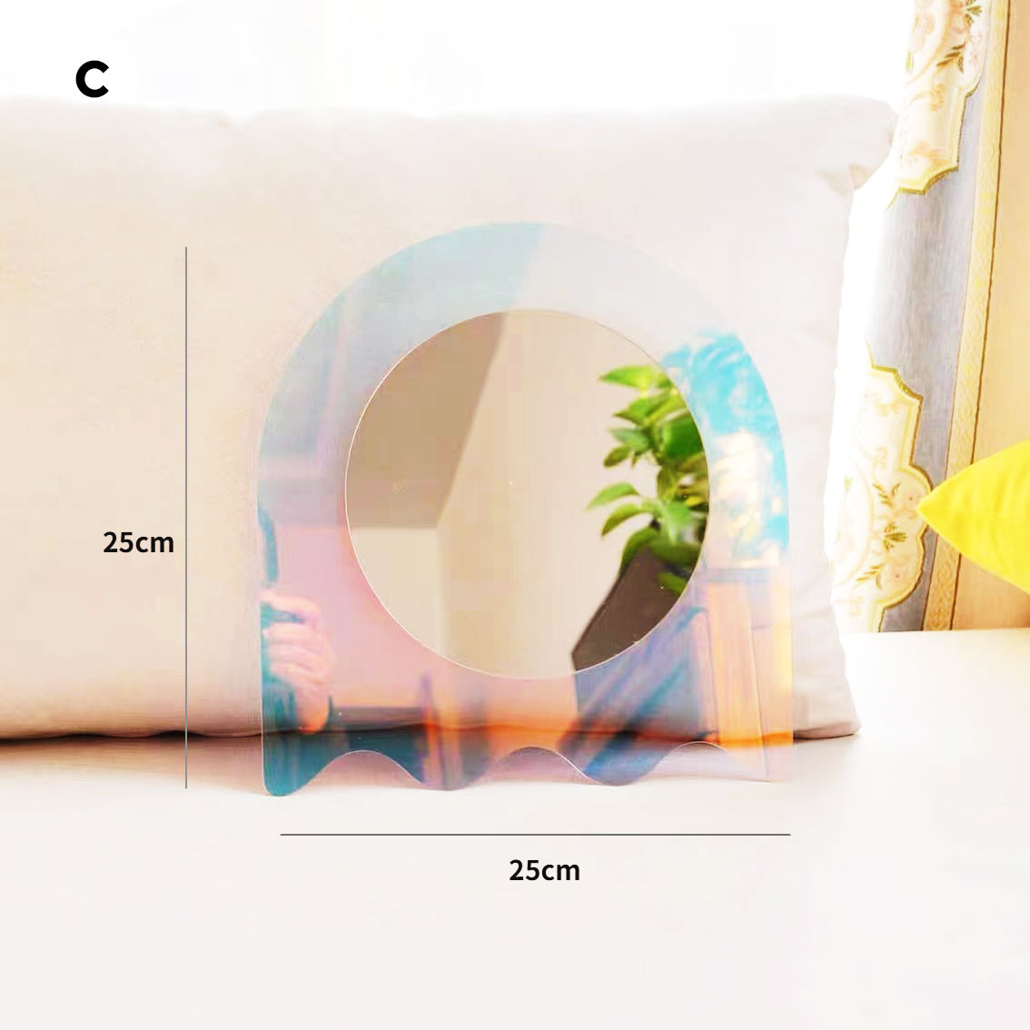 Acrylic Flower Mirror |