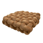 Chunky Woven Knot Cushion | Vinantica